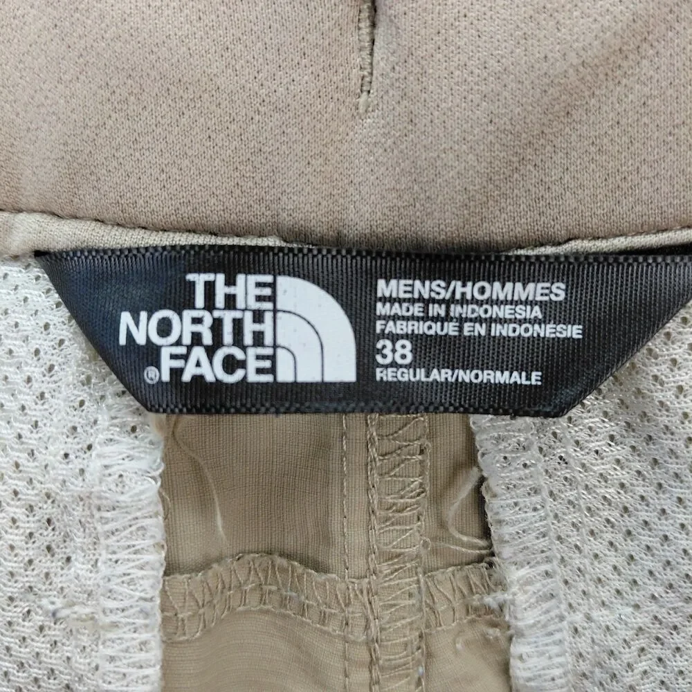 The North Face Horizon 2.0 Cargo Shorts Mens 38 Khaki Nylon Ripstop Outdoor Hike